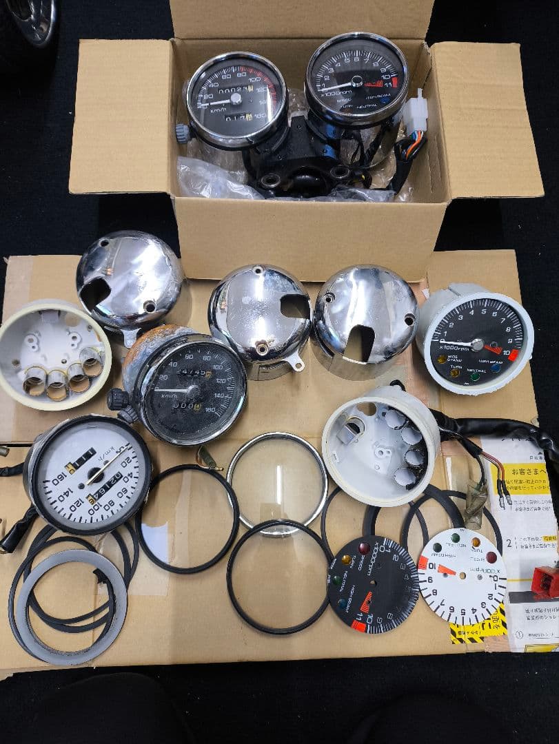 GB250 クラブマン メーター