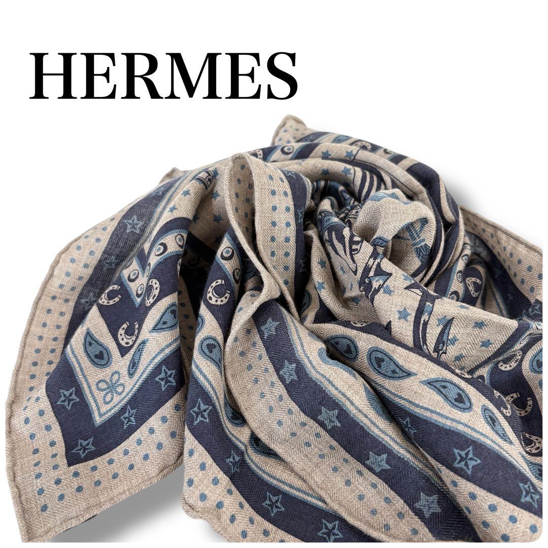 希少未使用箱付✨HERMES エルメス カレ スカーフ シュヴァルパンクバンダナ