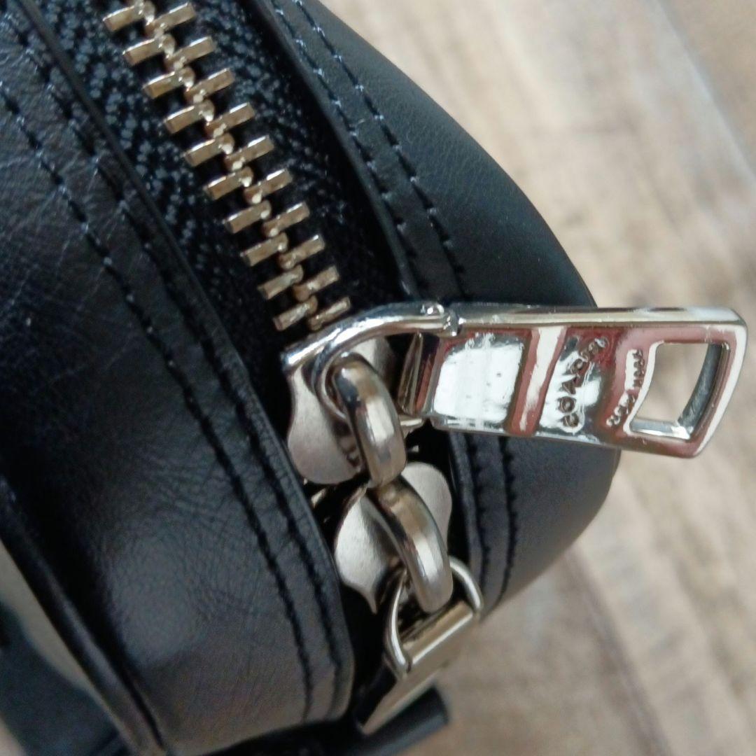 COACH コーチレザー ビジネスバッグ 黒 ショルダー付き