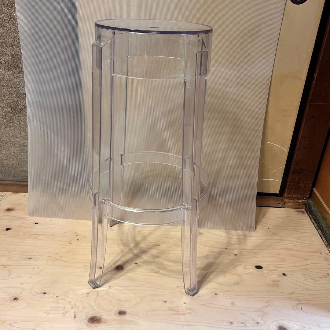 Kartell カルテル チャールズゴースト クリスタル スツール　75