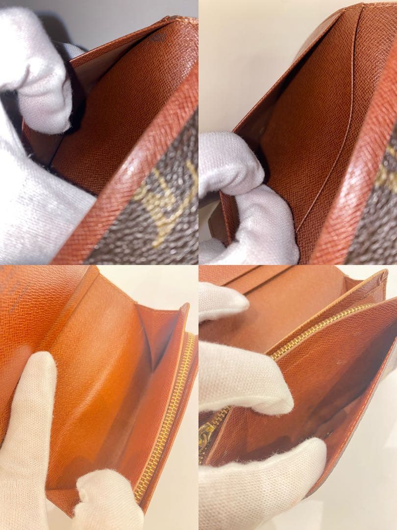 ✨美品✨ルイヴィトン モノグラム ポルトモネビエトレゾール 二つ折り財布