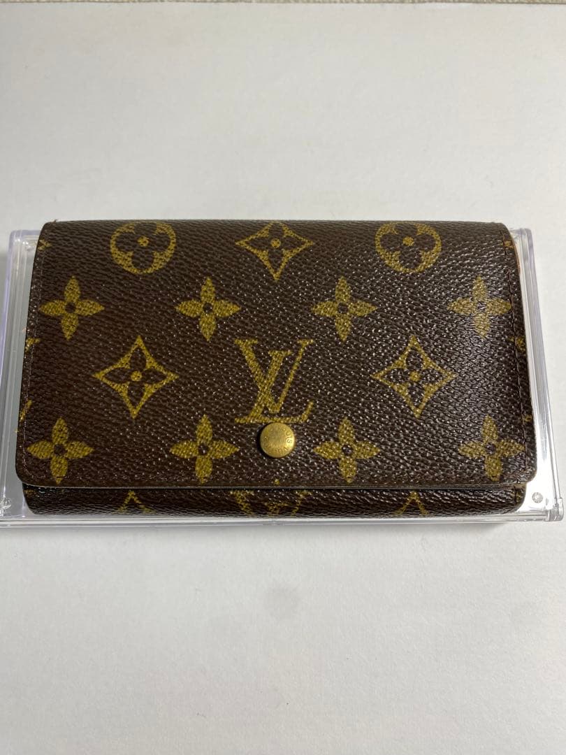 ✨美品✨ルイヴィトン モノグラム ポルトモネビエトレゾール 二つ折り財布