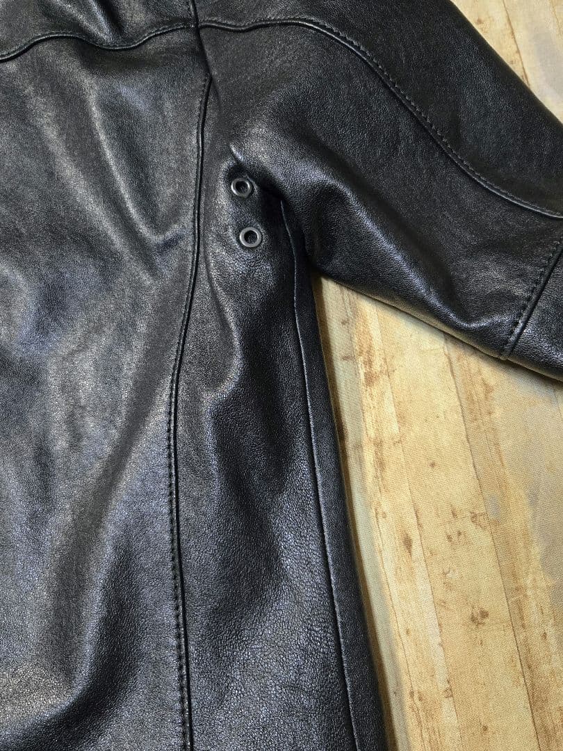 COACH lether lamb jacket archive ライダー美品