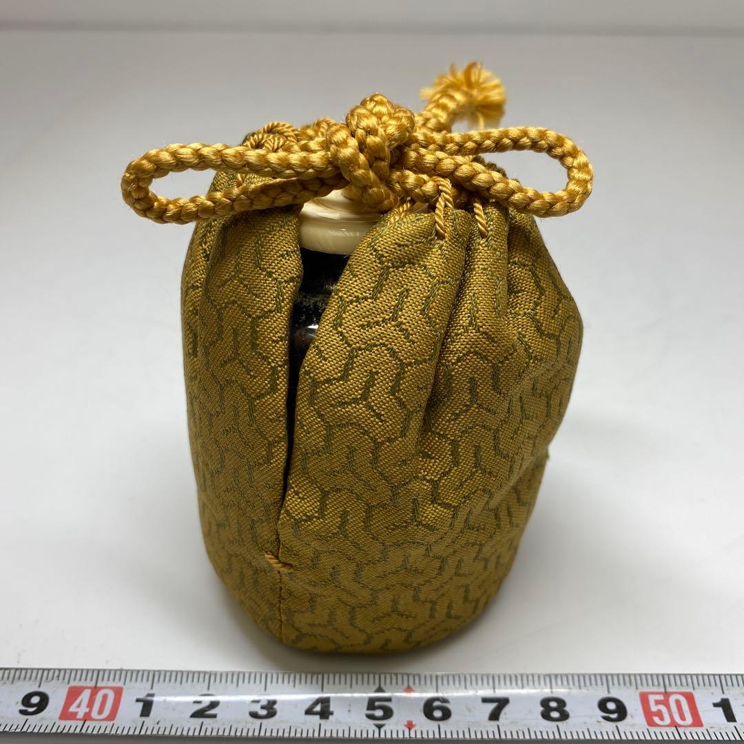 ☆茶3平安　笹田仁史　廣澤写茶入　共箱　高さ約8cm 東N7-1025②