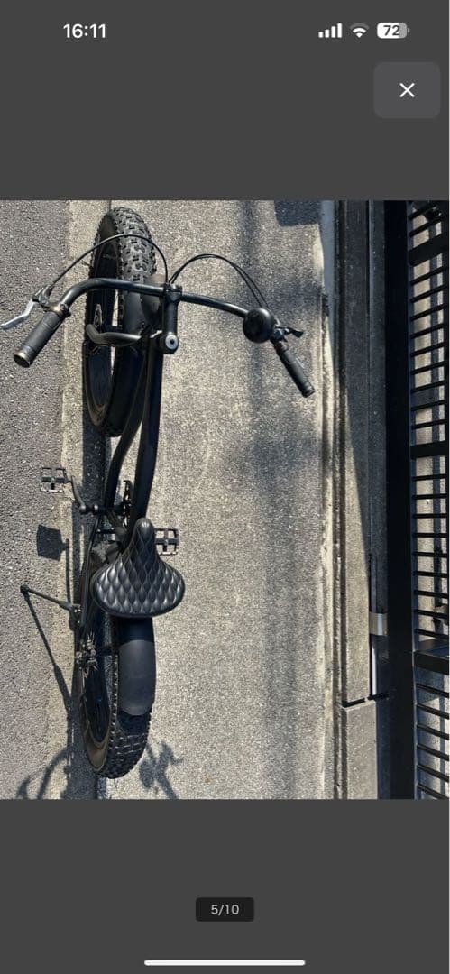 26インチ 4.7極太社外タイヤ ファットバイク改　ビーチクルーザー