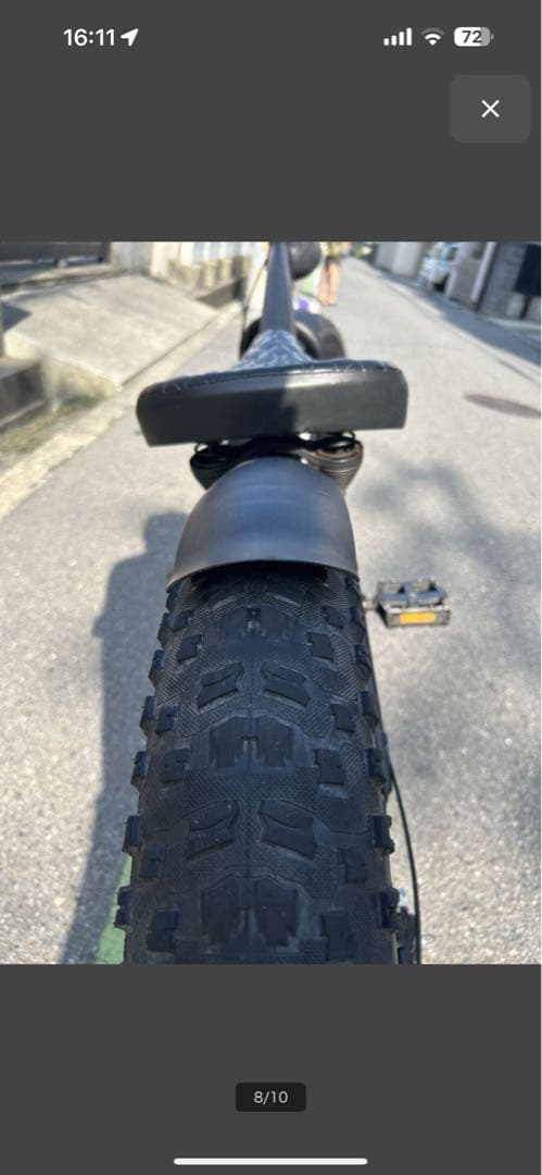 26インチ 4.7極太社外タイヤ ファットバイク改　ビーチクルーザー