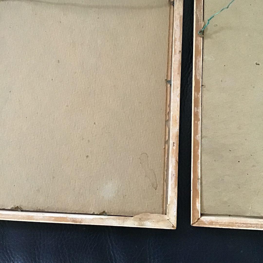 40s 50s バンビ ＆ サンバー ビンテージ 絵画 W.D.P.