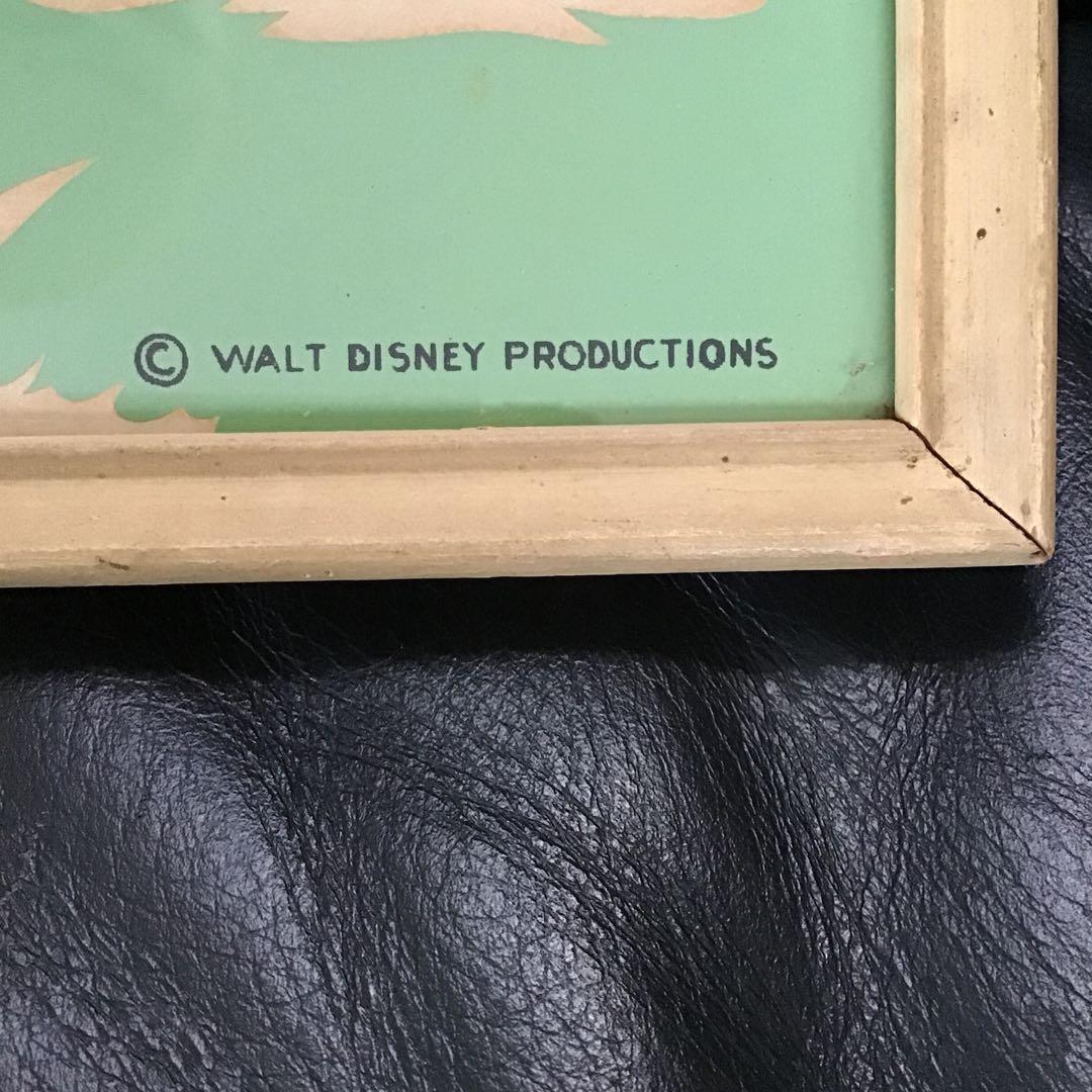 40s 50s バンビ ＆ サンバー ビンテージ 絵画 W.D.P.