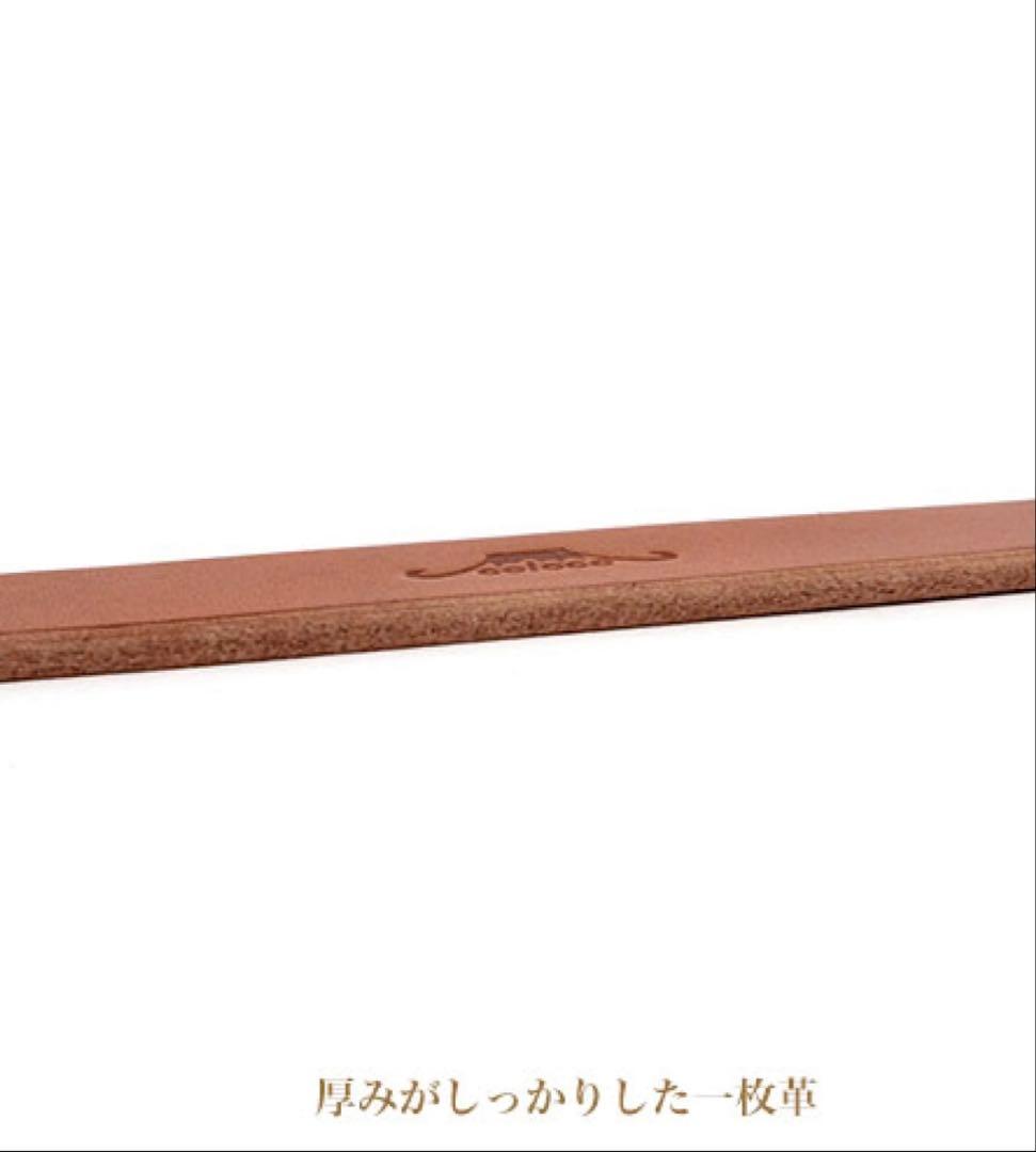 新品【coloco】犬用リード／栃木レザー　18mm 90cm ライトブラウン