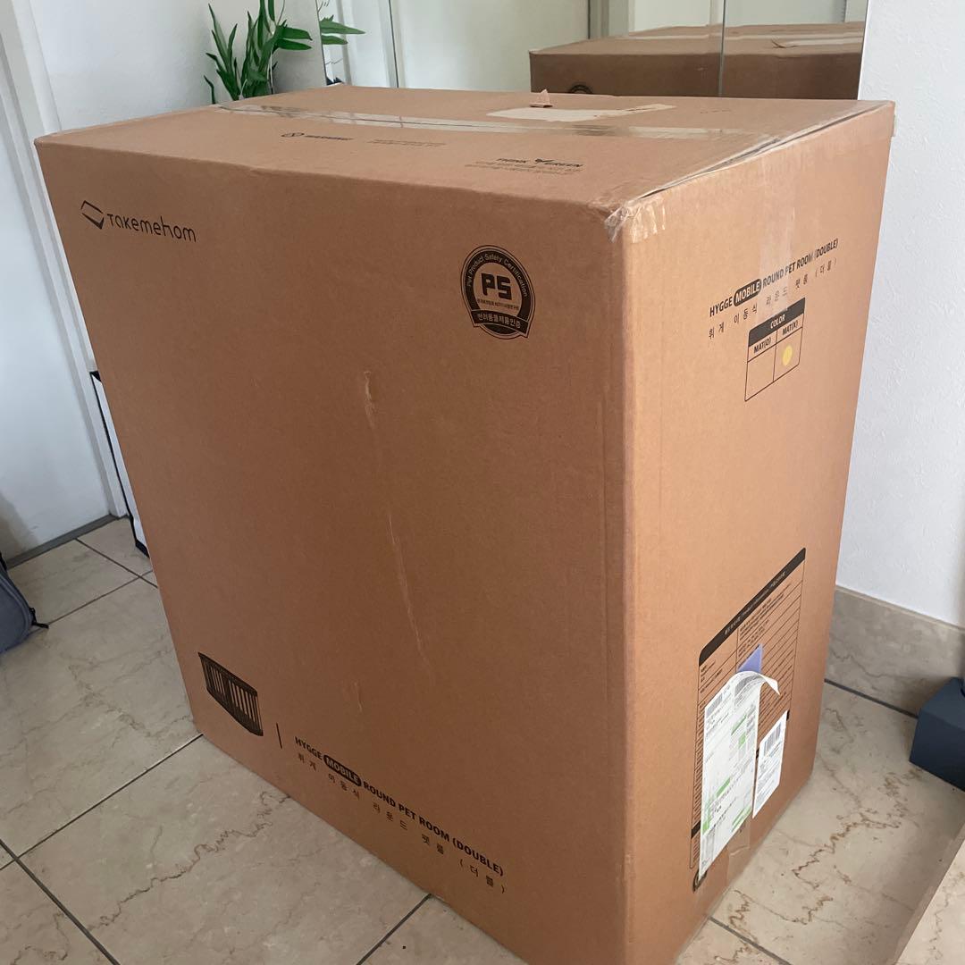 doridoriヒュッゲラウンドペットルーム可動式　専用マット付き