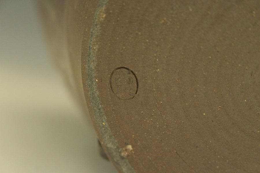 茶道具 高取焼 十三代 八仙作 飾り茶壷 飾り壺 共箱(RC917)