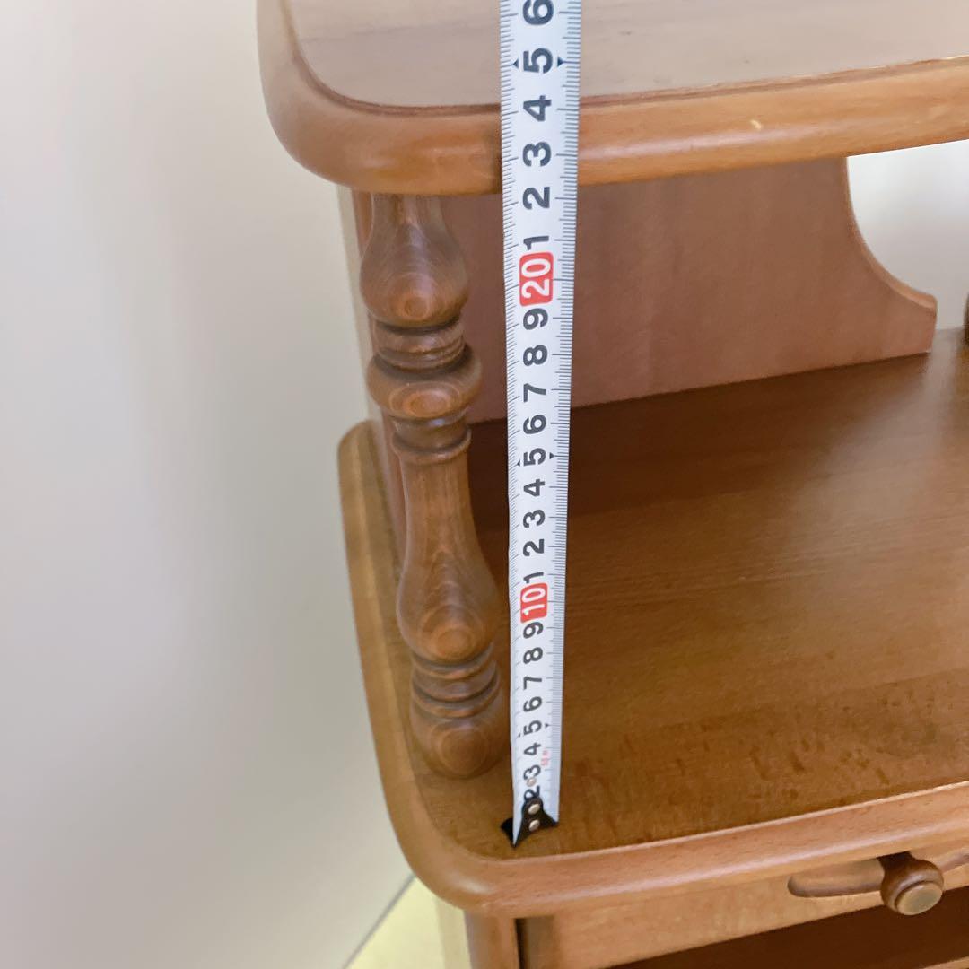 Karimoku カリモク 木製 電話台、FAX台　キャビネット　サイドボード