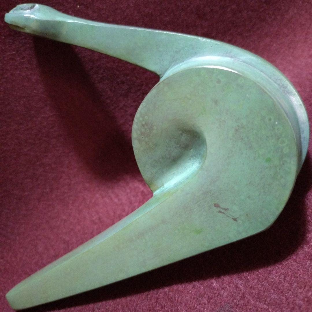 高岡銅器　干支置物　開運招福 「富貴・巳」三枝惣太郎 作