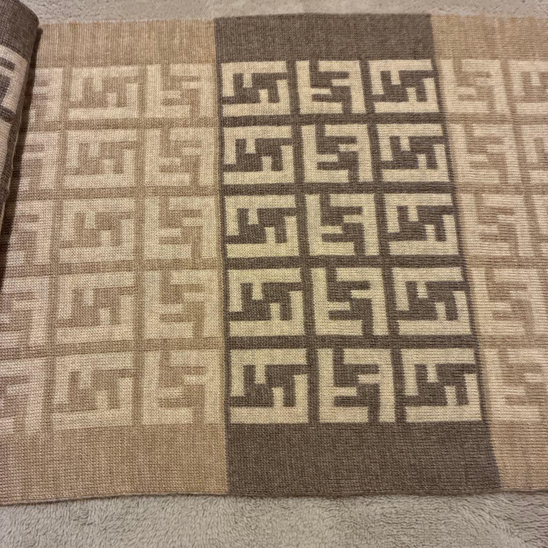 FENDI ズッカ柄　ウールマフラー