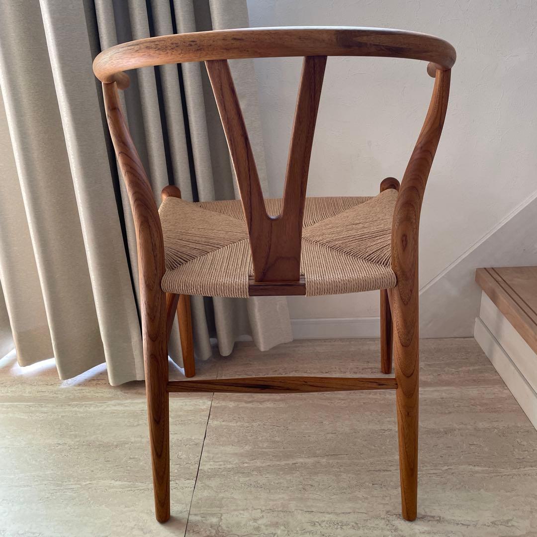 芝犬コロ新品未使用カールハンセン&サンCH24ワイチェアチーク材正規品1脚