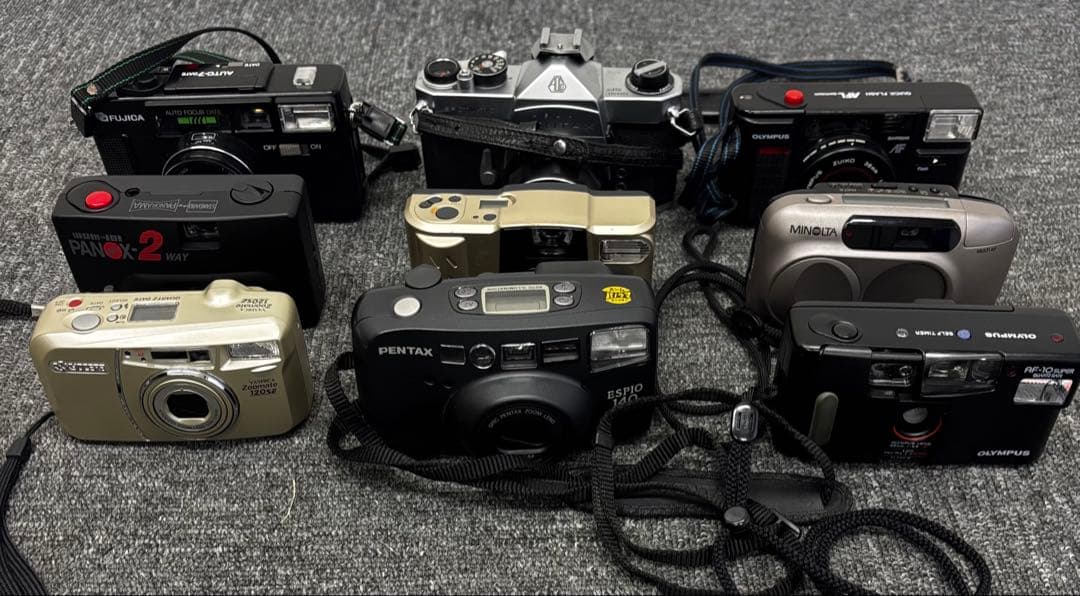 フィルムカメラセット FUJICA OLYMPUS PENTAX 9点おまとめ