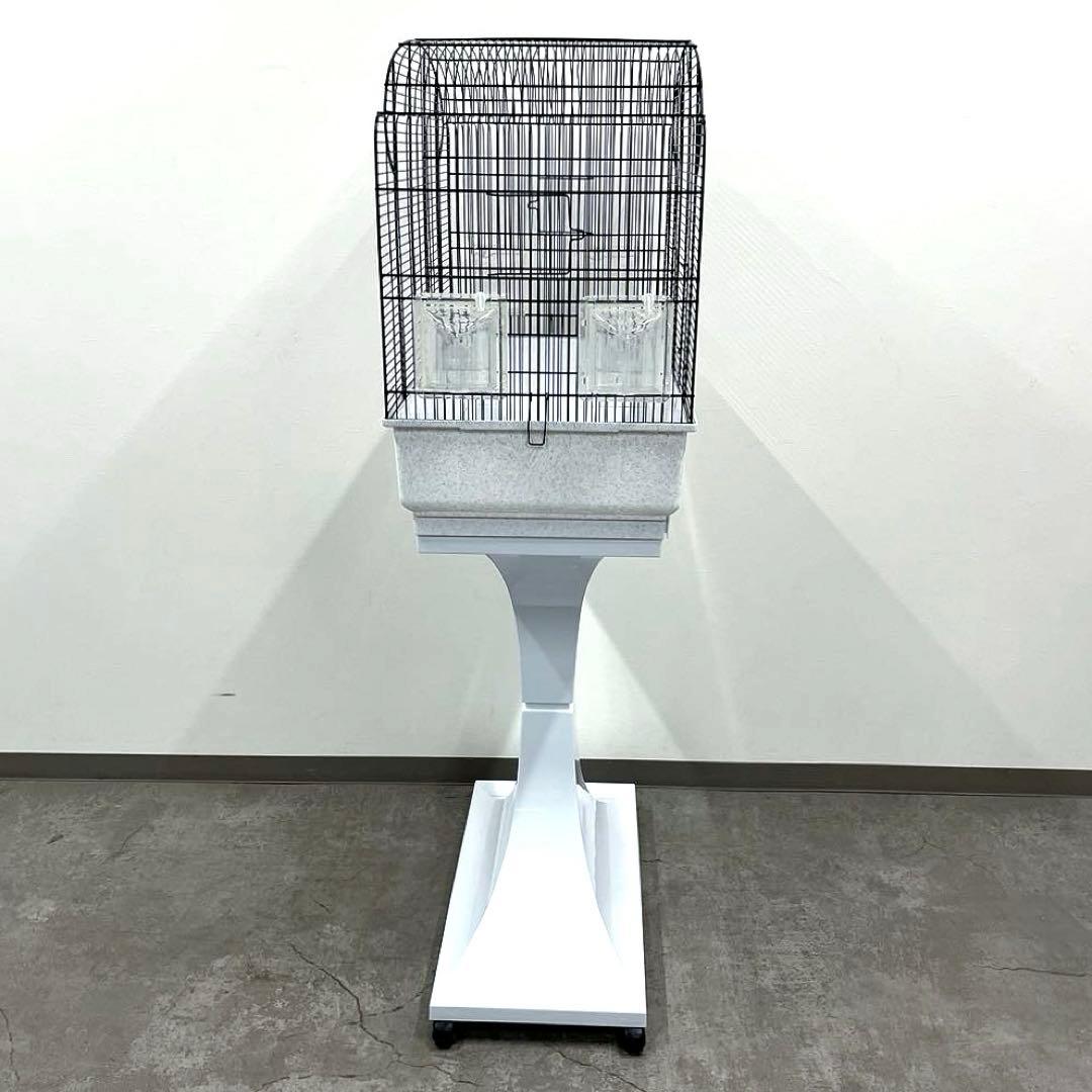 ferplast birds ファープラスト鳥籠 台付 鳥かご ペット用品 白