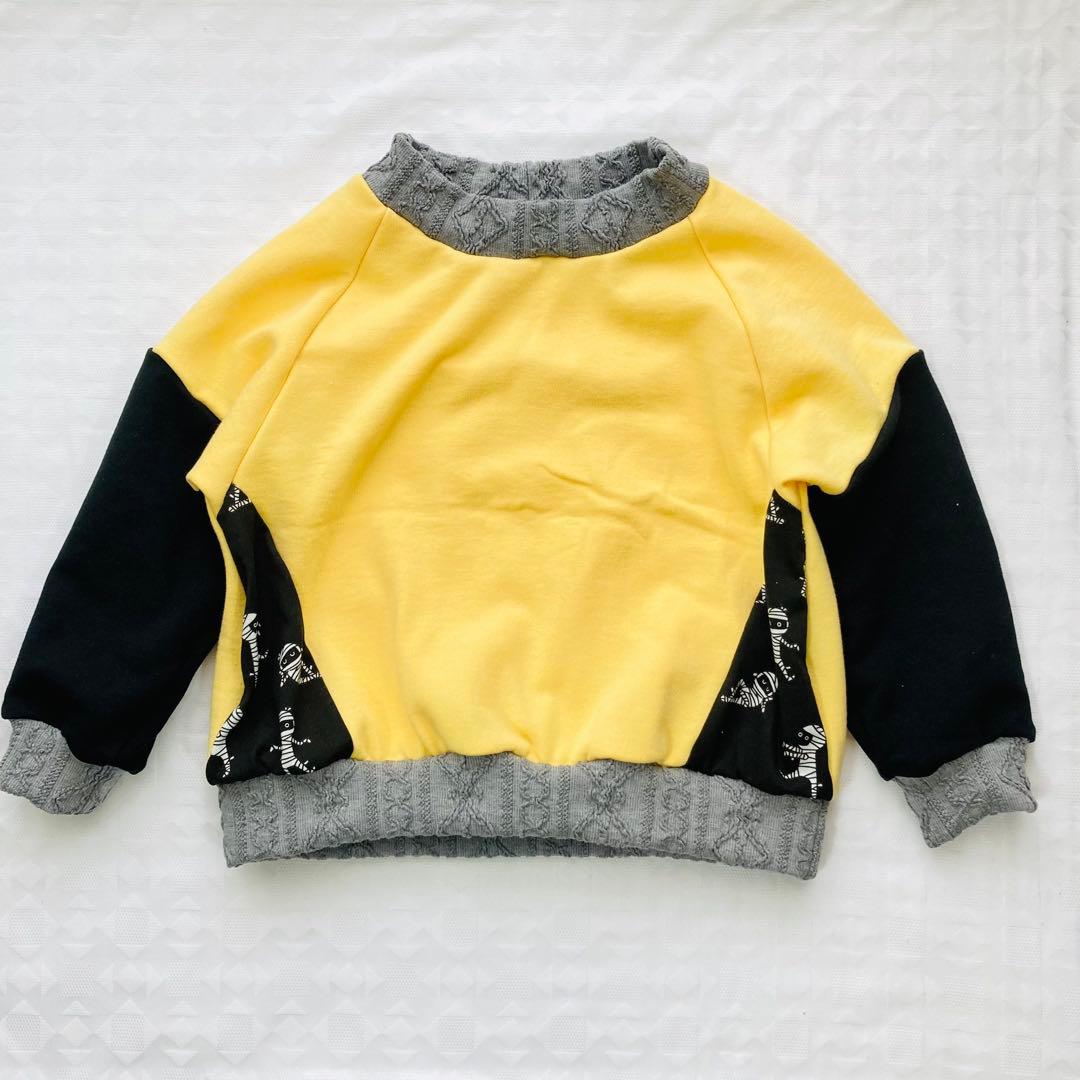 はっぴー　ハンドメイド　子供服　100cm