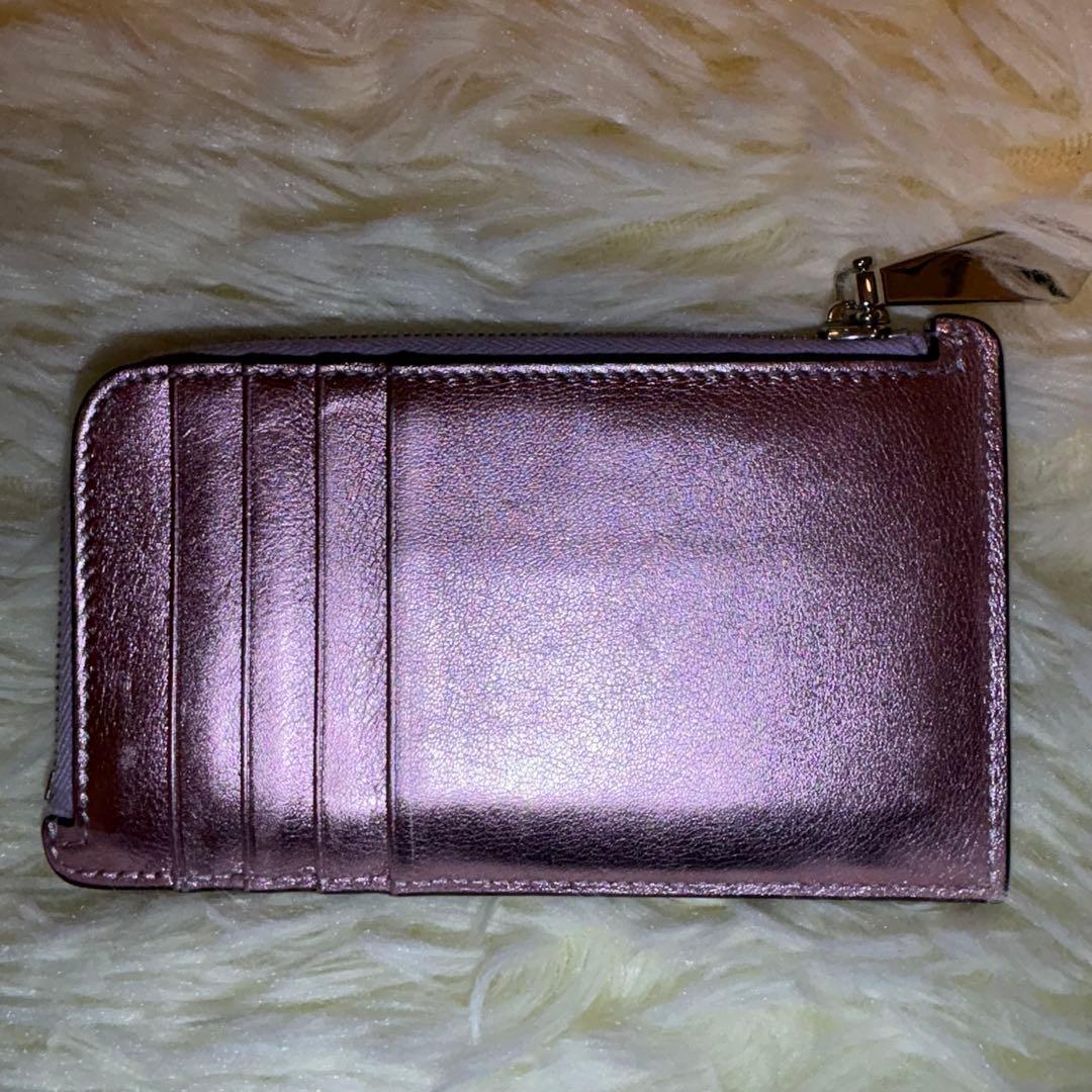 極美品 FENDI FFダイヤモンド フラグメントケース ラミネート 小銭入れ