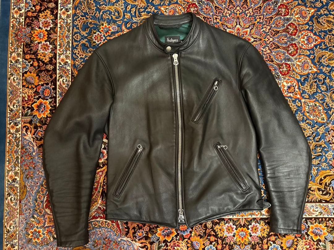 超美品✨希少schott 244US Tallラムレザー38インチ