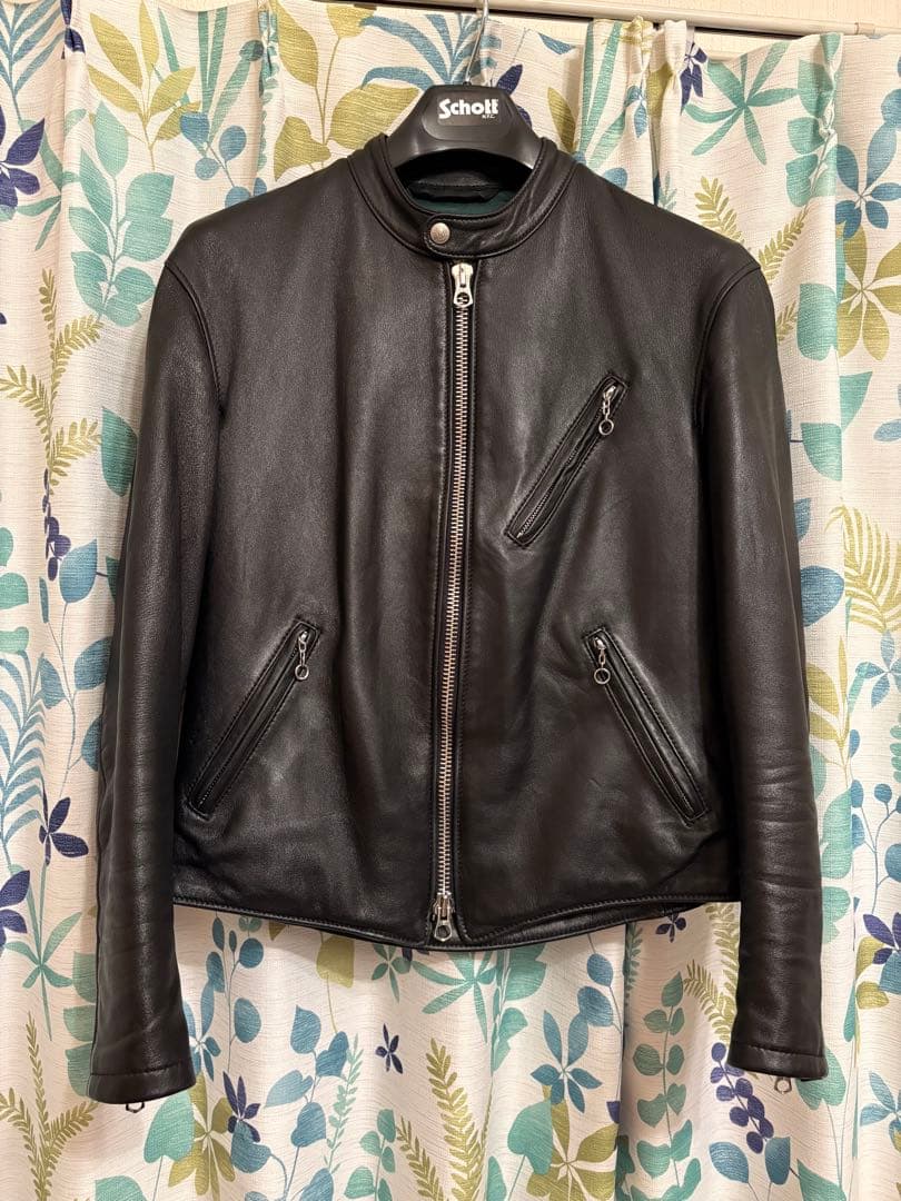 超美品✨希少schott 244US Tallラムレザー38インチ