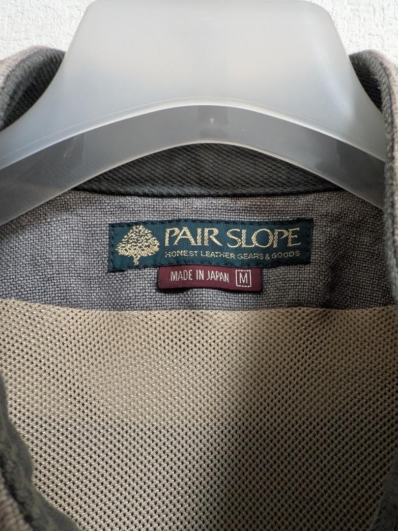 PAIR SLOPE ペアスロープ RA-3 リネン ライダース グレー