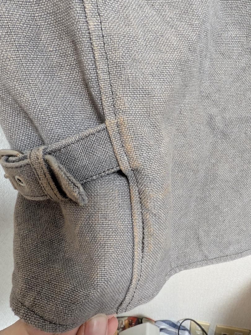 PAIR SLOPE ペアスロープ RA-3 リネン ライダース グレー