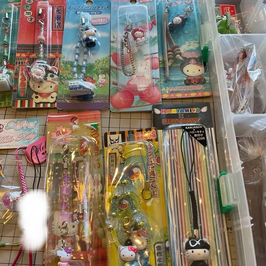 ハローキティ 90個 ご当地 キティ 根付 ストラップ まとめ売り