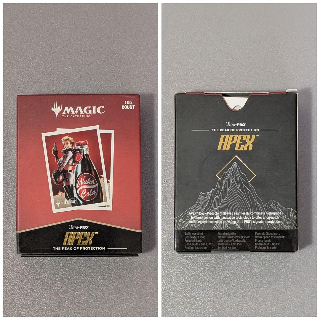 【未使用】MTG　Fallout　プレイマット+スリーブ　セット