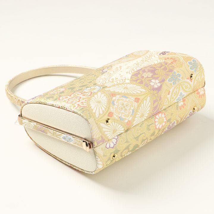 【新品】沙織謹製 草履バッグセット 23.5cm 古典柄 帯地 02972N