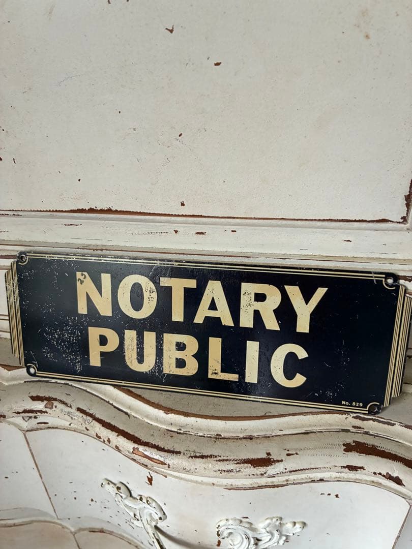 アンティーク　メタル　サイン　プレート　標識　看板②　ニューヨーク　アメリカレア