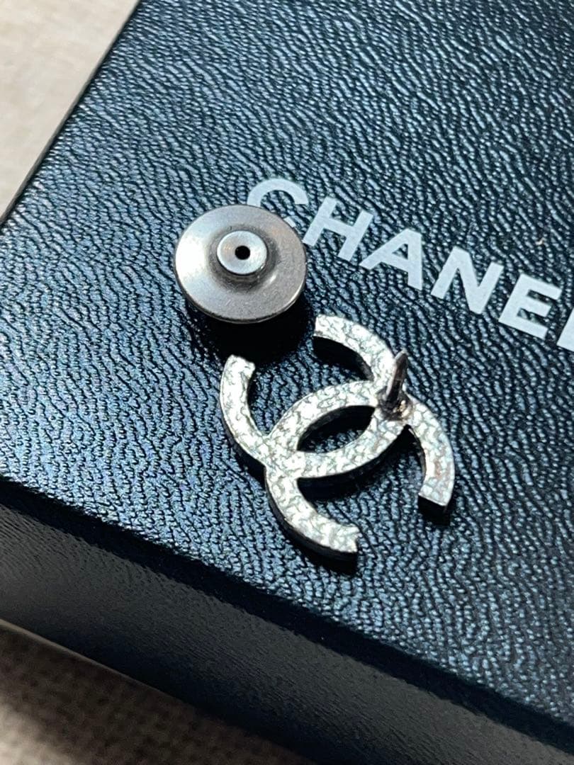 CHANEL CCロゴ ブローチ ピンク　ピンバッジ　ビンテージ