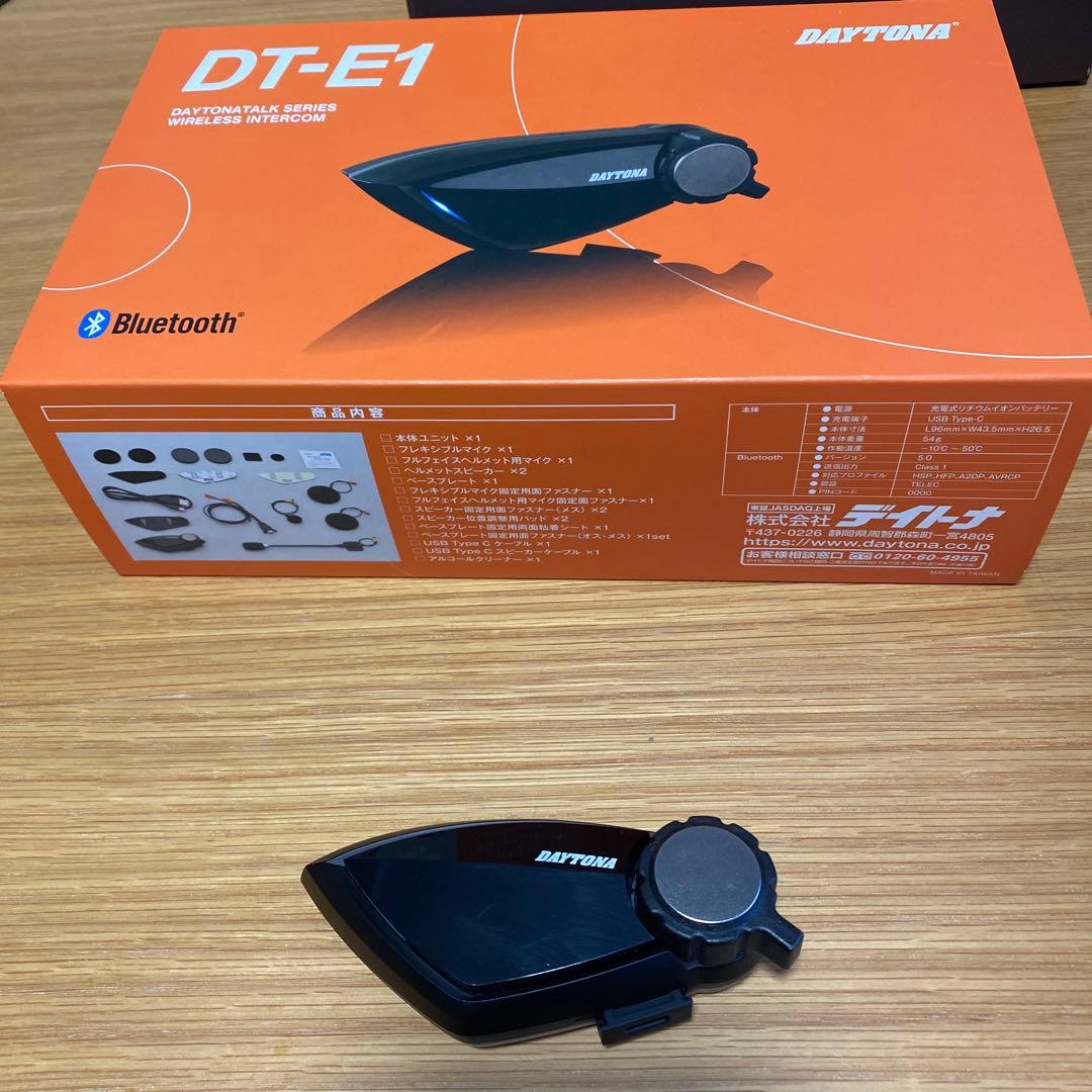 DAYTONA DT-E1 Bluetooth インターフォン