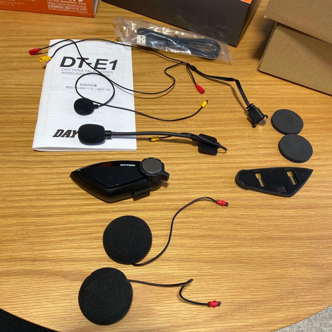 DAYTONA DT-E1 Bluetooth インターフォン