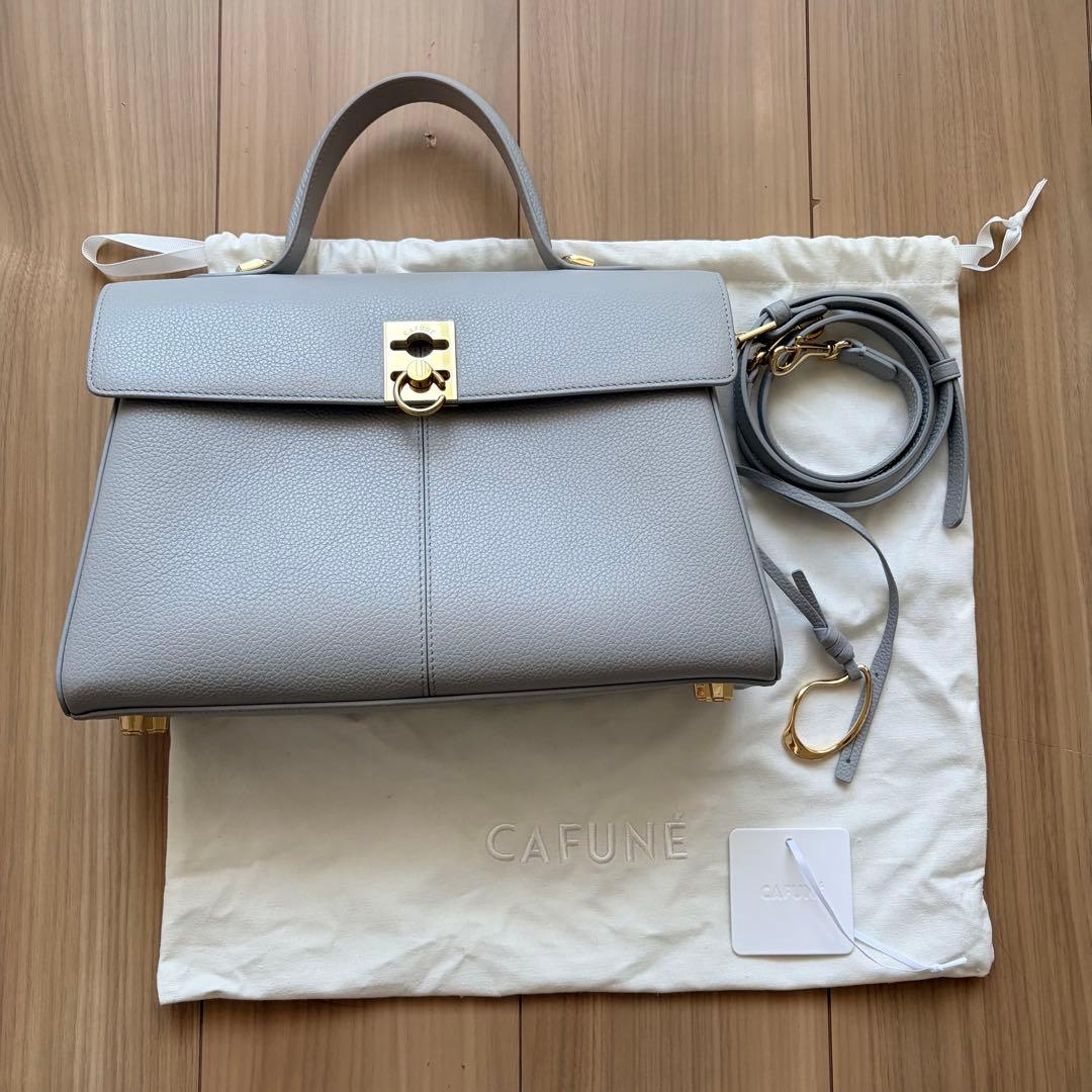 【美品】CAFUNE カフネ STANCE BAG スタンスバッグ グレー