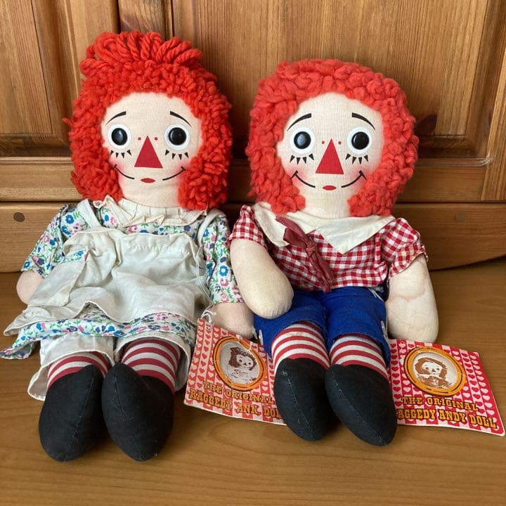 貴重　超激レア　ラガディ　ヴィンテージ　めちゃくちゃ可愛いアンとアンディ　ペア