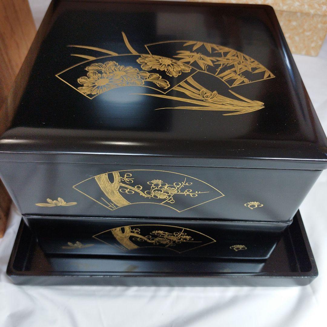 重箱　木製箱付　『邦』加藤製