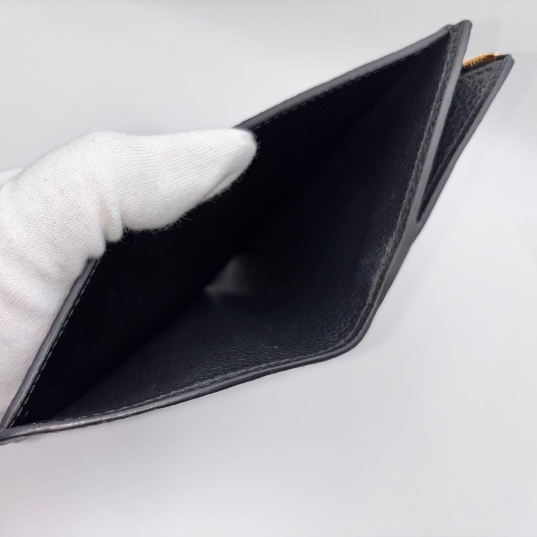 【美品】ルイヴィトン 財布 ポルトフォイユ リサ ノワール ブラック