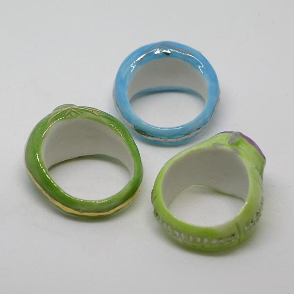 指輪のフェーヴ／全12個／2003年／ポースレン製