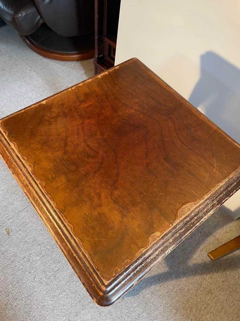 MARUNI マルニ木工　ベルサイユシリーズ　サイドテーブル　花台　猫脚　電話台