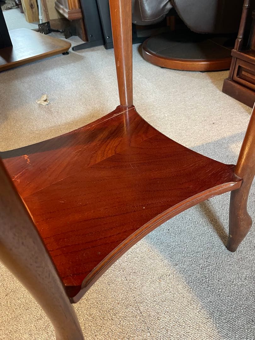 MARUNI マルニ木工　ベルサイユシリーズ　サイドテーブル　花台　猫脚　電話台