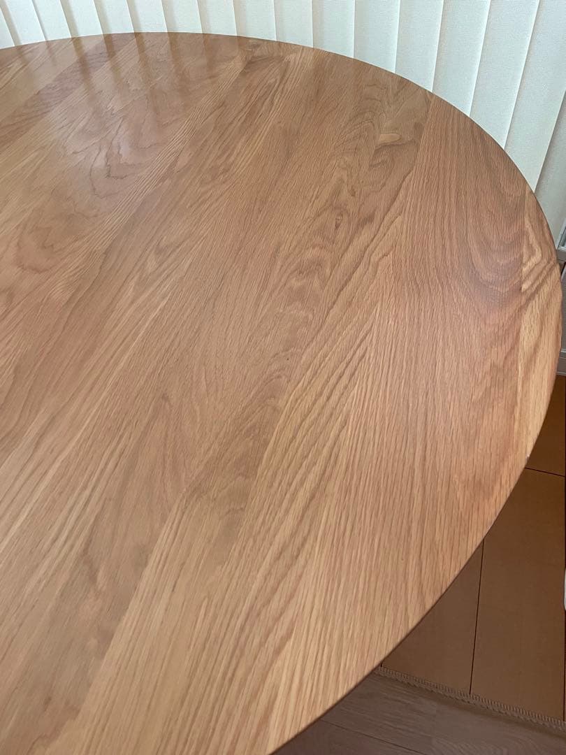 大川家具 リバー 円形ダイニングテーブル120cm