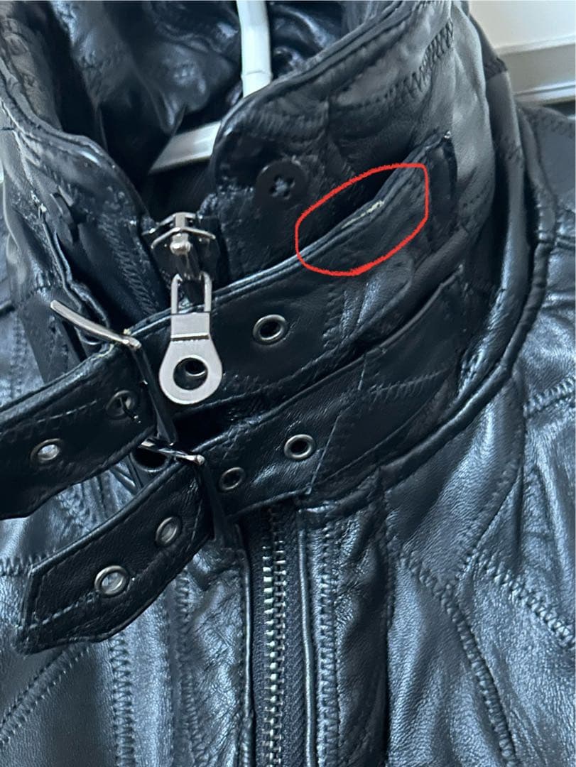 ニシノインターナショナル★メンズ★革ジャン・レザージャケット・ライダース★黒3L