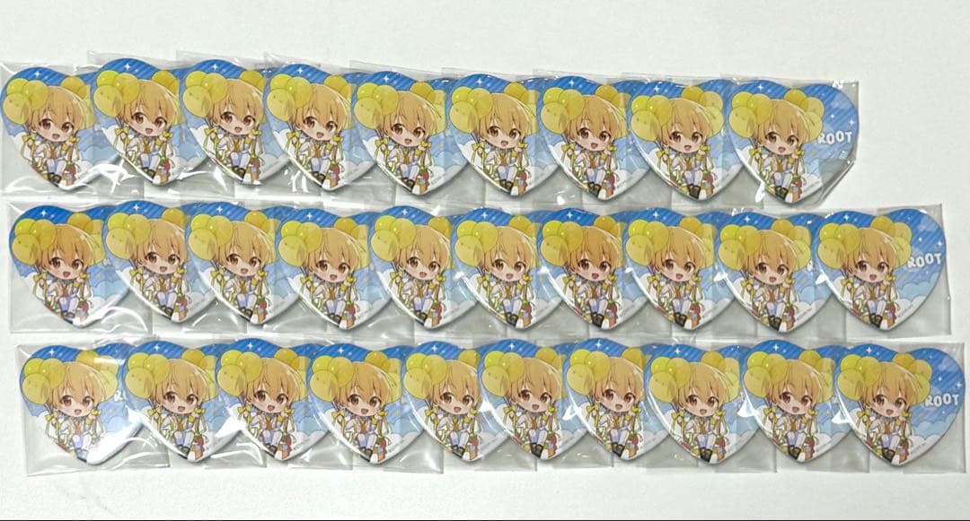 すとぷり るぅと 7周年 デフォルト ハート缶バッジ