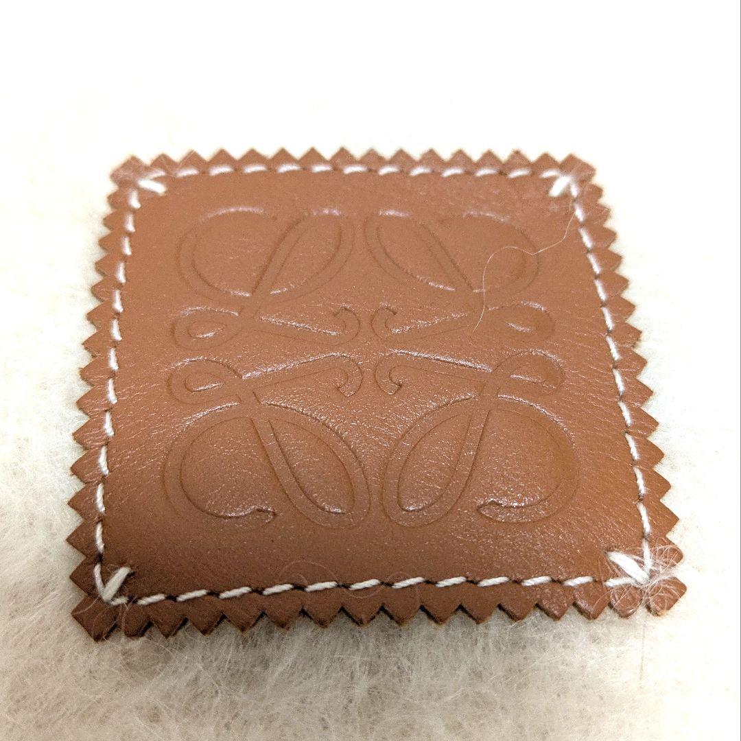 LORWE ロエベ　ホワイト マフラー モヘヤ　箱付き