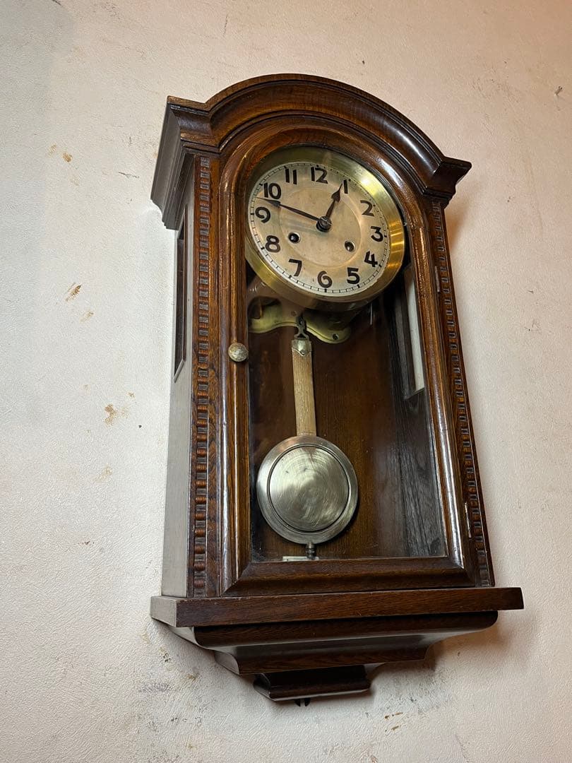 キンツレー　独　柱時計　古時計　振り子　ゼンマイ　アンティーク　レトロ　精工舎