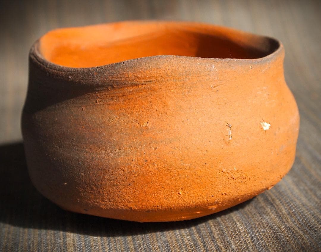 人気作家★中村和樹【師：中村真・中村六郎】★備前【窯変】ぐいのみＡＡ★共箱・布