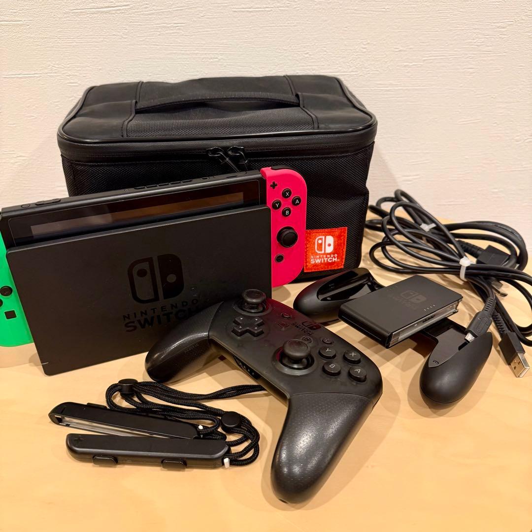 k*u様 Nintendo Switch 本体 プロコン SDカード 収納ケース