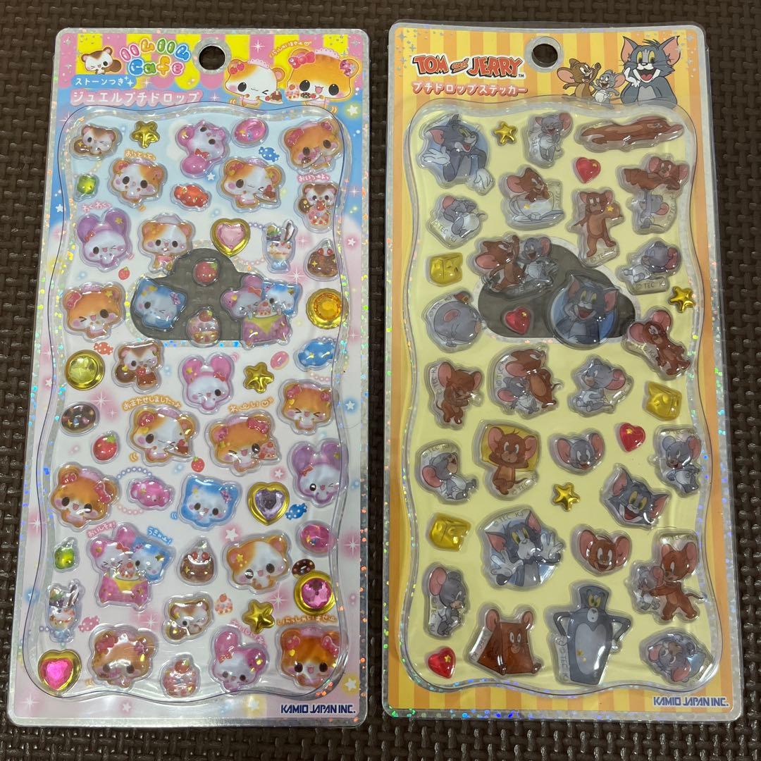 カミオジャパン　ジュエルプチドロップ　プチドロップステッカー　おはじきシール