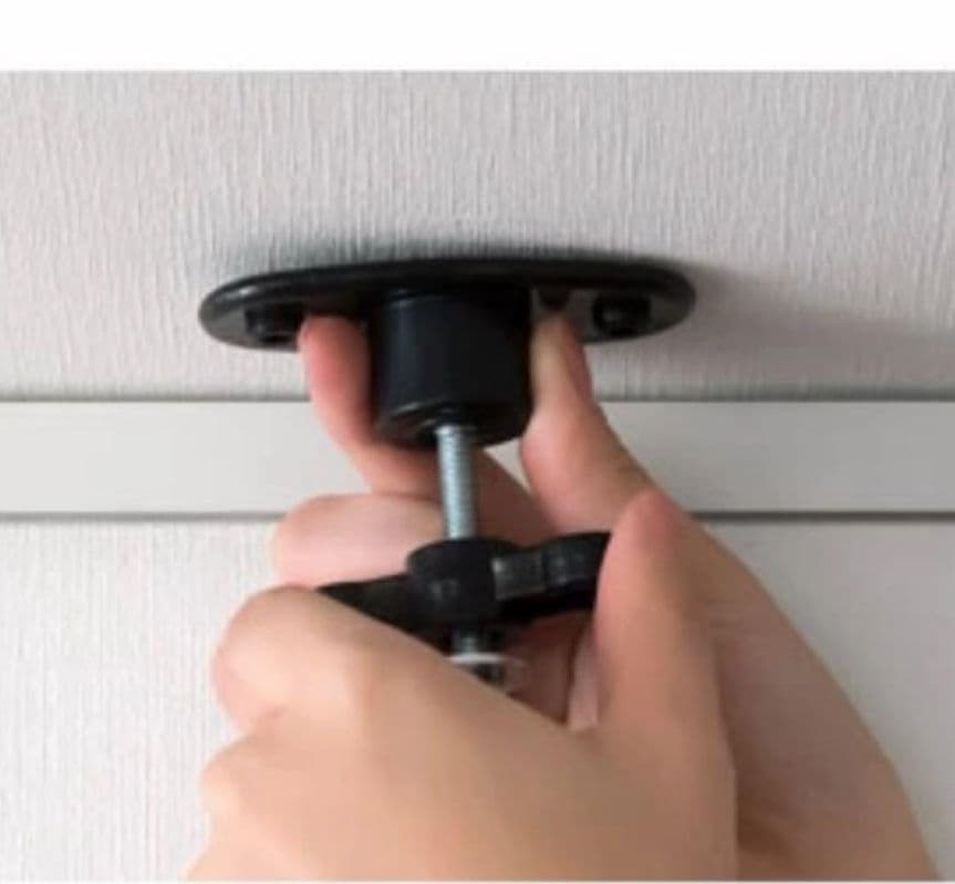 【新品未開封】突っ張りテレビスタンド 壁掛け棚 ホワイト×ホワイトワイドタイプ